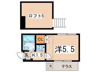 ロフト上星川【1階】の間取り