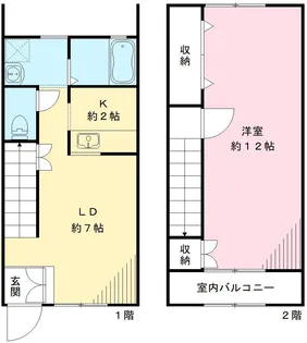ミルキィーウェイ【1階】の間取り
