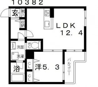 シャーメゾン エフ【3階】の間取り
