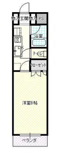 ZINハイツ【1階】の間取り