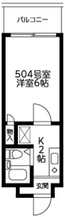 ヒルトップス【5階】の間取り