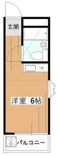 美住ハイツ【2階】の間取り
