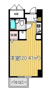 みずほビル【8階】の間取り
