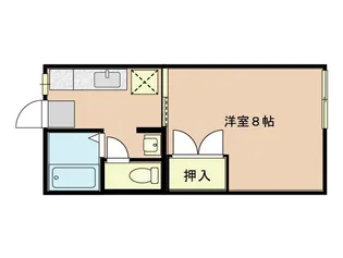メゾン秋桜【1階】の間取り