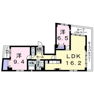 39Bld.B【4階】の間取り