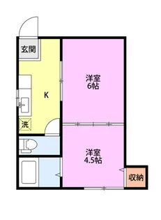 シャデックス【2階】の間取り