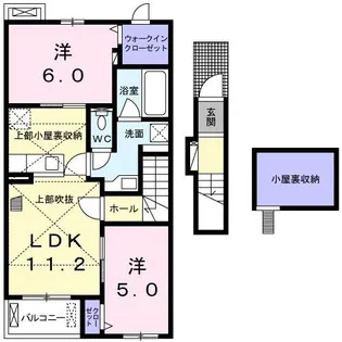 マスカレード【2階】の間取り