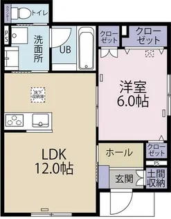 CVーF【1階】の間取り