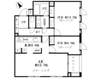 ペアシティ表参道【3階】の間取り