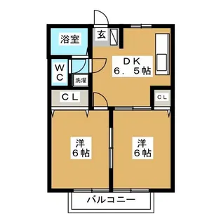 パレス3.1 A棟【1階】の間取り
