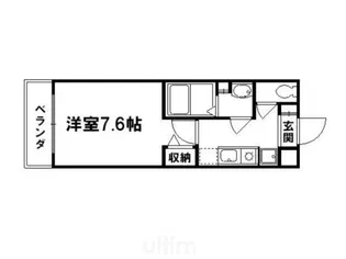 アルティスタ西院【2階】の間取り