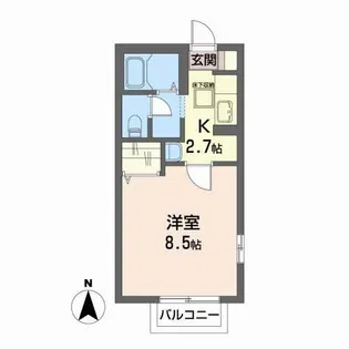 フラワー庄太【1階】の間取り