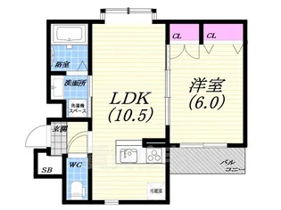 ヘーベルメゾン分銅町PJ【3階】の間取り