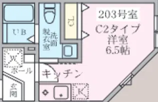 Rivera Bloom横浜【2階】の間取り