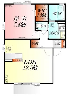 フェイム・ドゥ・フラッツA棟 防犯カメラ【1階】の間取り