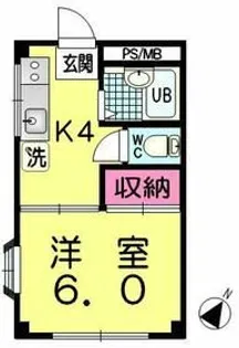 ラフォーレヒグチ【1階】の間取り