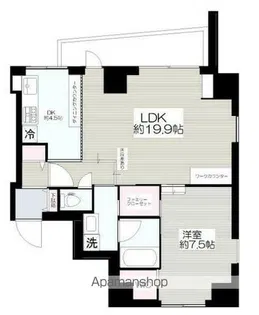 森ビル【4階】の間取り