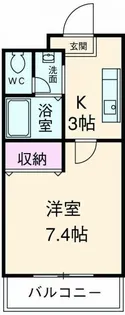 フルール パレス【1階】の間取り