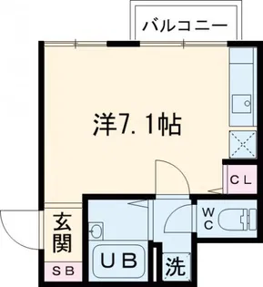 メープルコート亀有【4階】の間取り