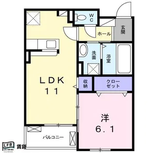 ソフィアB【2階】の間取り