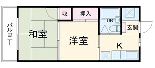 井上ハイツ【2階】の間取り