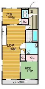 メゾン大井【1階】の間取り