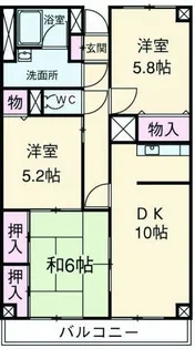 グランヒル【1階】の間取り