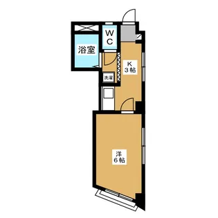 川島ハイツ【3階】の間取り
