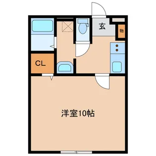 Crescenne【1階】の間取り