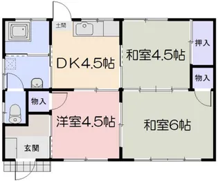 岡山県岡山市南区当新田【一戸建】の間取り