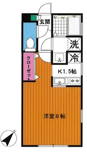 ラズベリーハウス【1階】の間取り