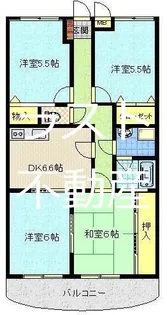 グランコート中郷【2階】の間取り