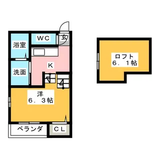 Bellezza【2階】の間取り