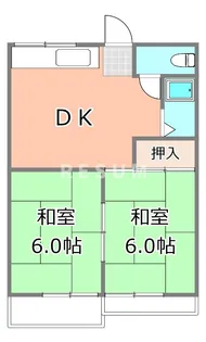 白戸ハイツ【1階】の間取り