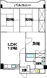 3LDKの間取り画像
