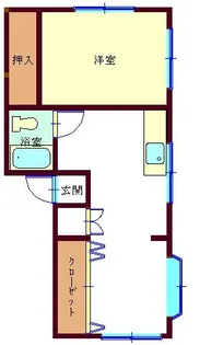 アメニティケント【1階】の間取り