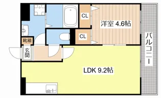 ウエスト ヴィレッジIII【1階】の間取り