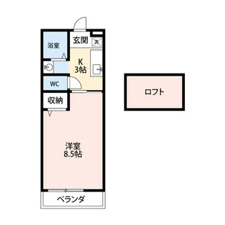 ウイング【2階】の間取り