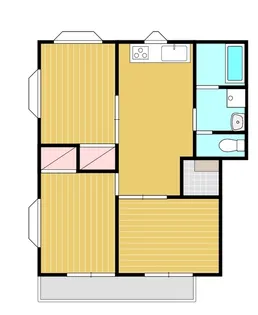 フィールドNパレス【1階】の間取り