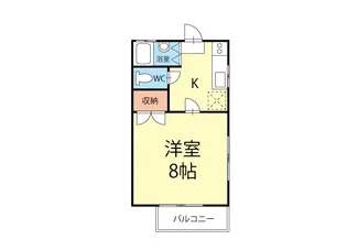 ファミールA【1階】の間取り
