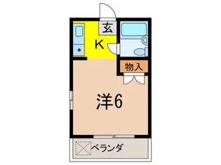 仁川ロイヤルハイツ【1階】の間取り