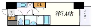 S-RESIDENCE豊国通【10階】の間取り
