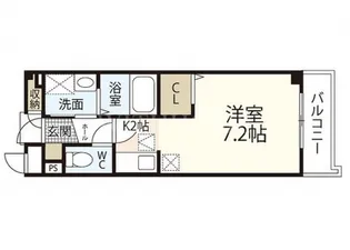 グラディオ屋代II【3階】の間取り