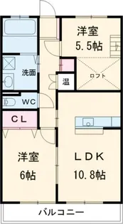 すまいる9番館【2階】の間取り