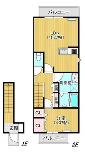 グランフィール逢坂の間取り