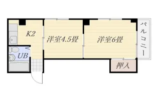 鮫島ビル【3階】の間取り