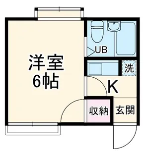 パールコーポ藤【2階】の間取り