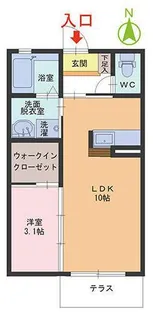インペリアルコート【1階】の間取り