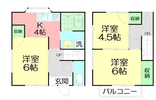 コーポユズII【1階】の間取り