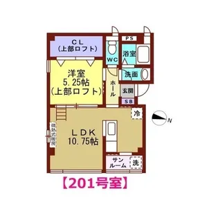 フィーノ【2階】の間取り